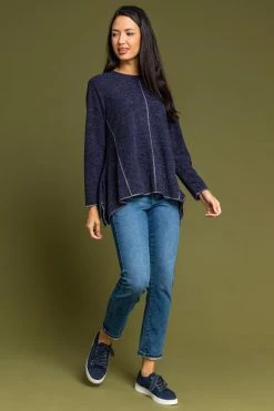 Roman Blue Sparkle Stripe Swing Top 10 Roman Blue Sparkle Stripe Swing Top -Roman Sales Shop unnamed file 10057