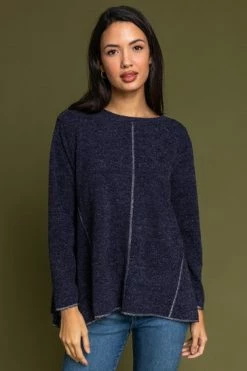 Roman Blue Sparkle Stripe Swing Top 12 Roman Blue Sparkle Stripe Swing Top -Roman Sales Shop unnamed file 10059