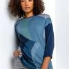 Roman Blue Abstract Print Jersey Top 1 Roman Blue Abstract Print Jersey Top -Roman Sales Shop unnamed file 10116