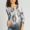 Roman Grey Feather Border Print Top 1 Roman Grey Feather Border Print Top -Roman Sales Shop unnamed file 10137