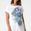 Roman Blue Paisley Print Embellished T-Shirt 1 Roman Blue Paisley Print Embellished T-Shirt -Roman Sales Shop unnamed file 10143