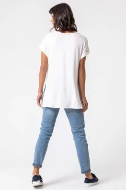 Roman Blue Paisley Print Embellished T-Shirt 8 Roman Blue Paisley Print Embellished T-Shirt -Roman Sales Shop unnamed file 10144