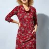 Roman Red Paisley Print Cowl Neck Dress 1 Roman Red Paisley Print Cowl Neck Dress -Roman Sales Shop unnamed file 1019