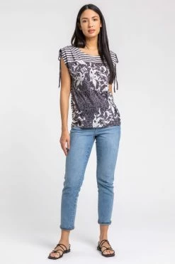 Roman Purple Stripe Baroque Embellished T-Shirt 9 Roman Purple Stripe Baroque Embellished T-Shirt -Roman Sales Shop unnamed file 10191