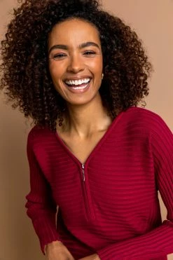 Roman Pink Zip Front Textured Top 10 Roman Pink Zip Front Textured Top -Roman Sales Shop unnamed file 10218