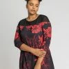 Roman Black Curve Contrast Yoke Floral Print Top 2 Roman Black Curve Contrast Yoke Floral Print Top -Roman Sales Shop unnamed file 10240