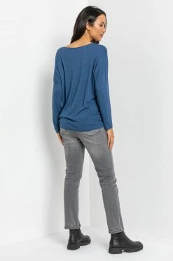 Roman Blue Foil Print Beautiful Lounge Top 10 Roman Blue Foil Print Beautiful Lounge Top -Roman Sales Shop unnamed file 10248