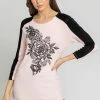 Roman Pink Floral Embellished Contrast Print Top 1 Roman Pink Floral Embellished Contrast Print Top -Roman Sales Shop unnamed file 10255