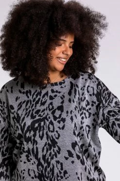 Roman Grey Curve Animal Print Jersey Top 10 Roman Grey Curve Animal Print Jersey Top -Roman Sales Shop unnamed file 10269