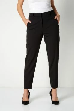 Roman Black Regular Originals Straight Leg Tapered Trouser