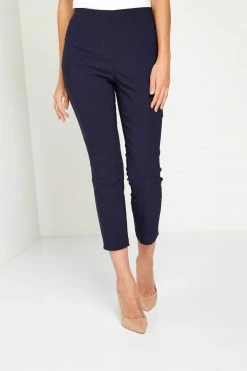 Roman Navy 3/4 Length Stretch Trouser