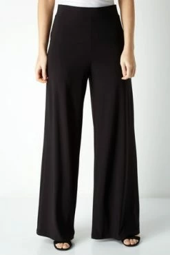 Roman Black Originals Wide Leg Palazzo Trousers -Roman Sales Shop unnamed file 10311