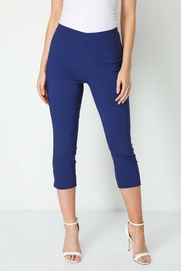 Roman Grey Cropped Stretch Trouser 9 Roman Grey Cropped Stretch Trouser - Image 7