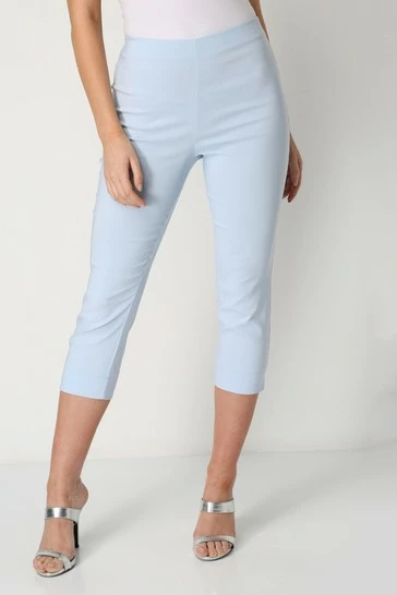 Roman Grey Cropped Stretch Trouser 10 Roman Grey Cropped Stretch Trouser - Image 8
