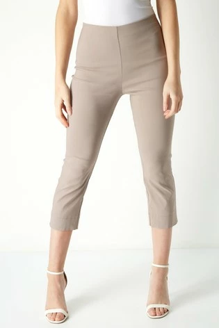 Roman Grey Cropped Stretch Trouser 16 Roman Grey Cropped Stretch Trouser - Image 14