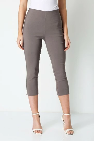 Roman Grey Cropped Stretch Trouser 22 Roman Grey Cropped Stretch Trouser - Image 20