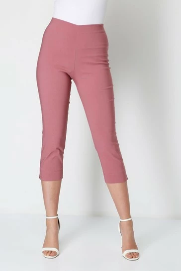 Roman Grey Cropped Stretch Trouser 26 Roman Grey Cropped Stretch Trouser - Image 24