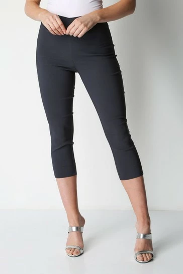 Roman Grey Cropped Stretch Trouser 27 Roman Grey Cropped Stretch Trouser - Image 25