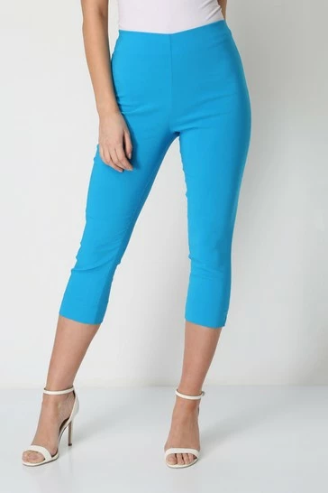 Roman Grey Cropped Stretch Trouser 28 Roman Grey Cropped Stretch Trouser - Image 26