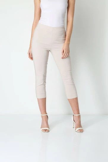 Roman Grey Cropped Stretch Trouser 32 Roman Grey Cropped Stretch Trouser - Image 30