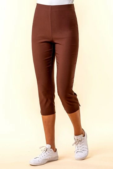 Roman Grey Cropped Stretch Trouser 37 Roman Grey Cropped Stretch Trouser - Image 35