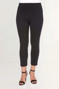 Roman Black 3/4 Length Stretch Trouser