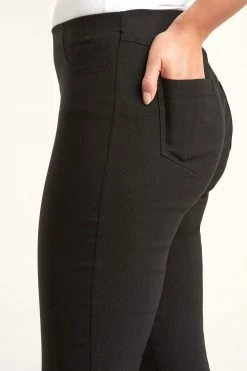 Roman Black 3/4 Length Stretch Trouser -Roman Sales Shop unnamed file 10383