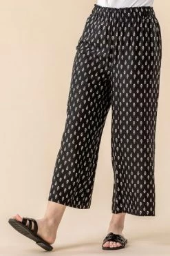 Roman Black Paisley Print Culotte Trousers 11 Roman Black Paisley Print Culotte Trousers -Roman Sales Shop unnamed file 10419