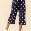 Roman Navy Polka Dot Culotte Trousers 1 Roman Navy Polka Dot Culotte Trousers -Roman Sales Shop unnamed file 10426