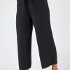 Roman Black Tie Waist Culottes 2 Roman Black Tie Waist Culottes -Roman Sales Shop unnamed file 10436