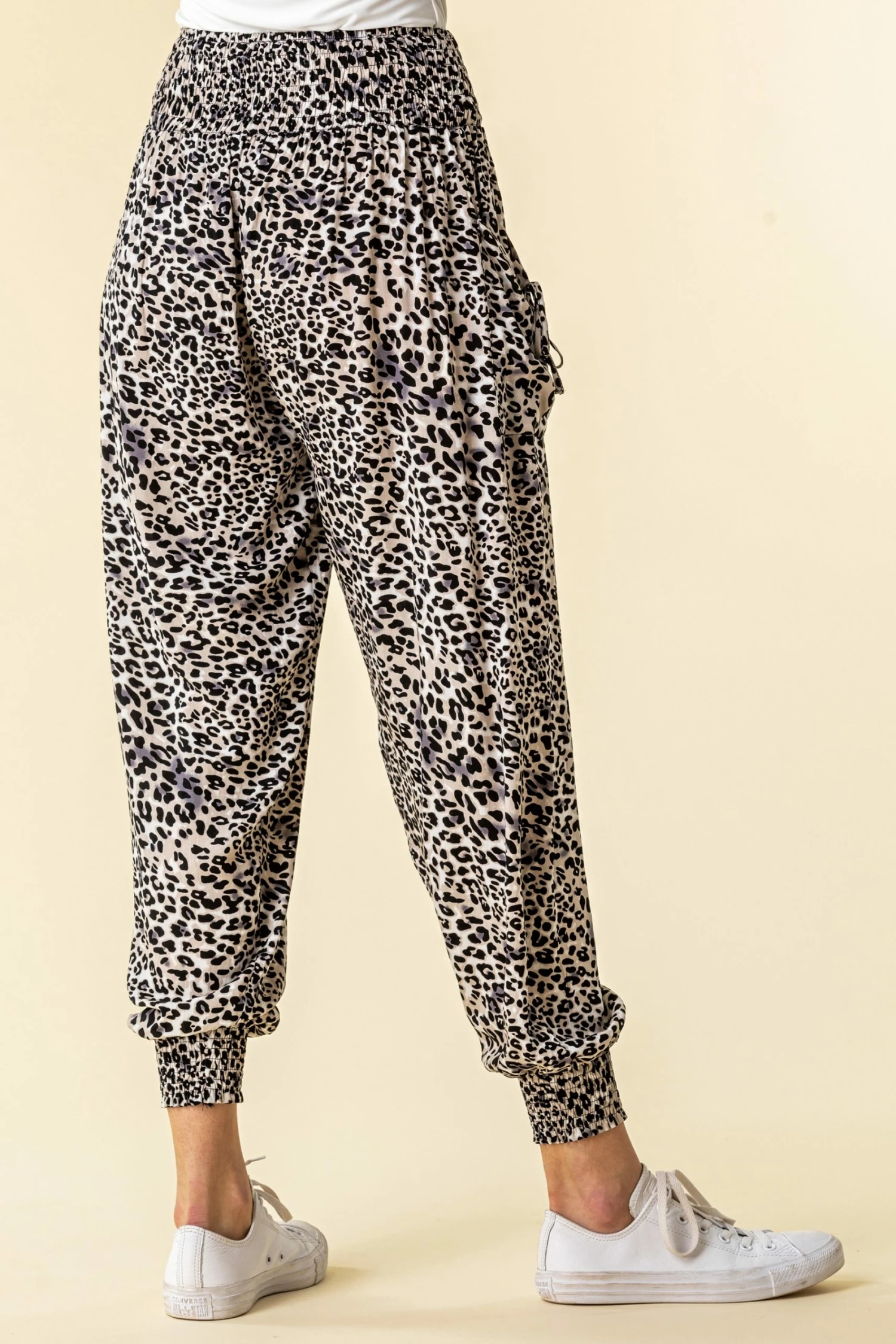 Roman Multi Animal Print Hareem Lounge Joggers 6 Roman Multi Animal Print Hareem Lounge Joggers - Image 4