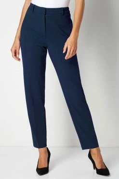 Roman Blue Straight Leg Tapered Trouser