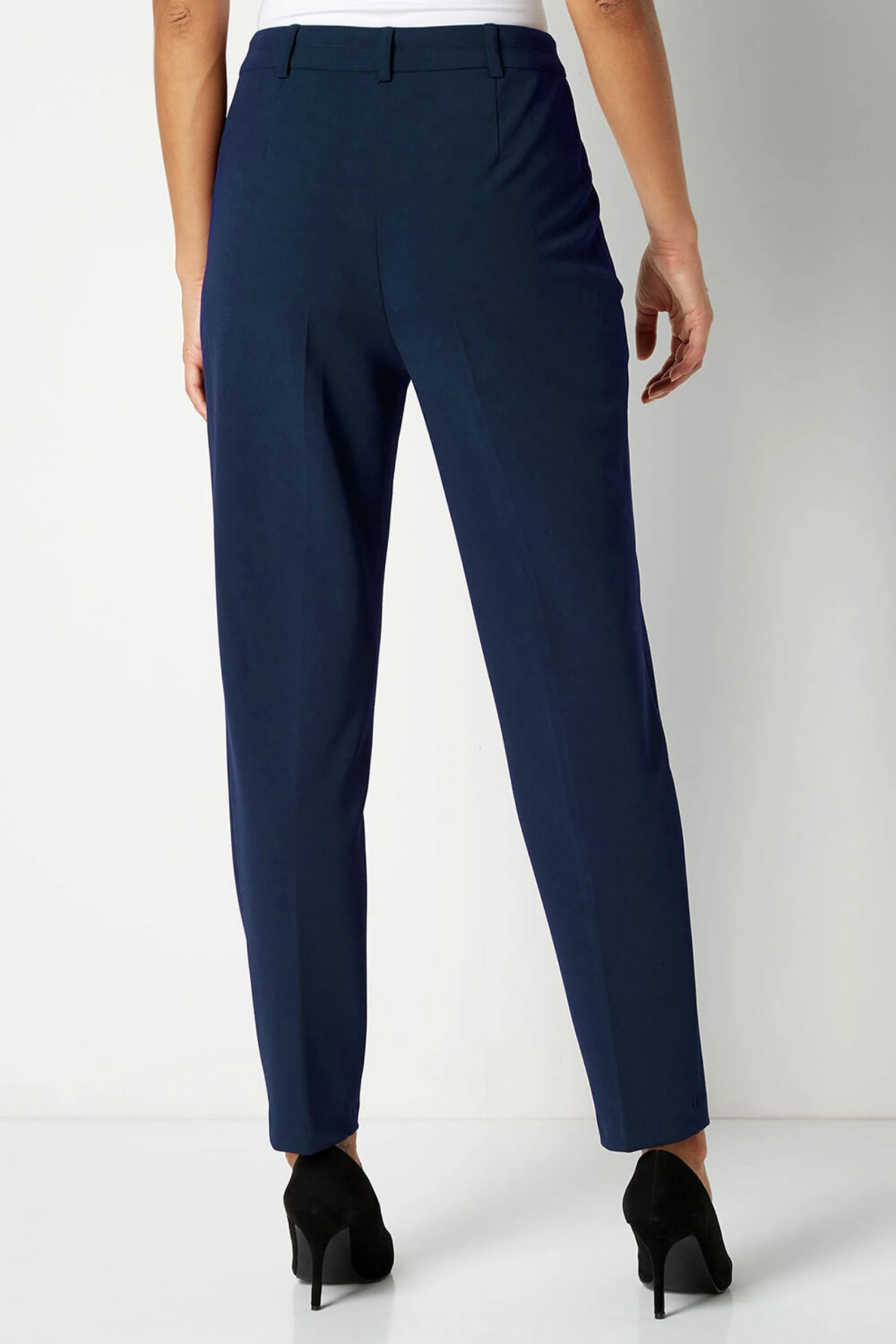 Roman Blue Straight Leg Tapered Trouser 4 Roman Blue Straight Leg Tapered Trouser - Image 2