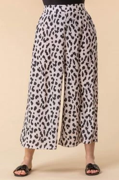 Roman Multi Animal Print Culottes