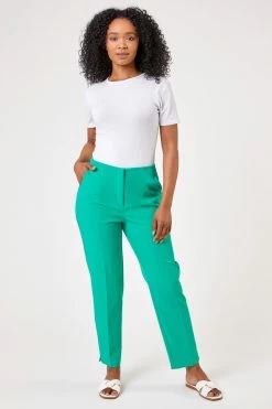Roman Green Petite Soft Jersey Tapered Trouser 12 Roman Green Petite Soft Jersey Tapered Trouser -Roman Sales Shop unnamed file 10525