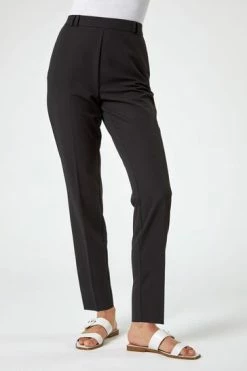Roman Black High Waist Slim Trousers -Roman Sales Shop unnamed file 10542