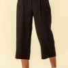 Roman Black Button Detail Culotte Trousers 1 Roman Black Button Detail Culotte Trousers -Roman Sales Shop unnamed file 10573
