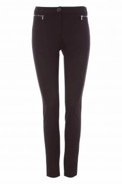 Roman Black Originals Zip Detail Ponte Trousers 10 Roman Black Originals Zip Detail Ponte Trousers -Roman Sales Shop unnamed file 10591