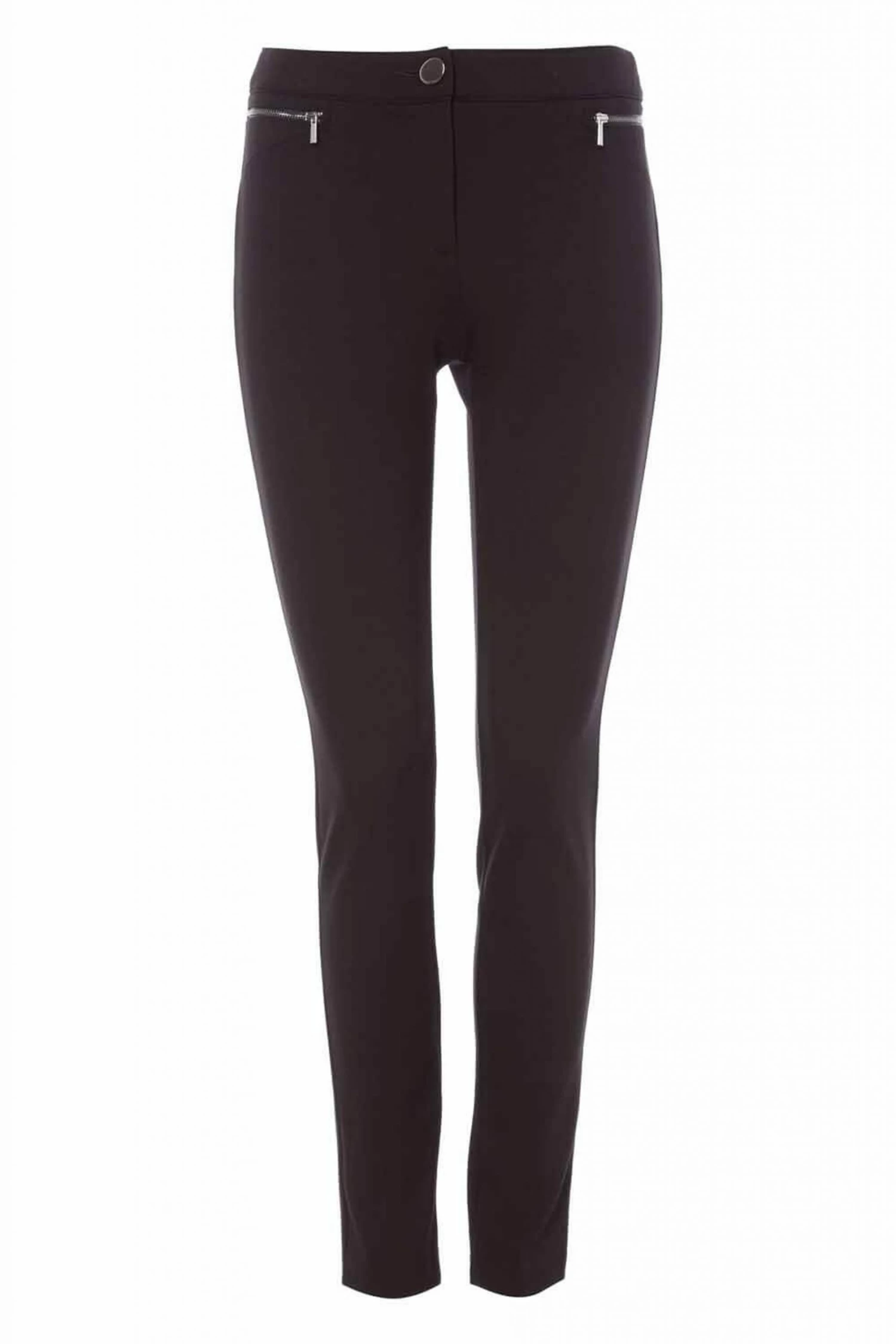Roman Black Originals Zip Detail Ponte Trousers 6 Roman Black Originals Zip Detail Ponte Trousers - Image 4