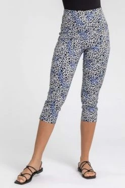 Roman Blue Printed Cropped Stretch Trouser 11 Roman Blue Printed Cropped Stretch Trouser -Roman Sales Shop unnamed file 10613