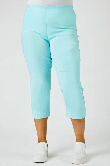 Roman Red Curve Cropped Stretch Trouser 11 Roman Red Curve Cropped Stretch Trouser - Image 9