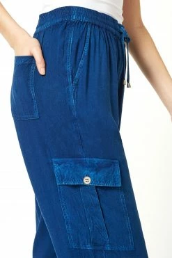 Roman Blue Drawstring Cargo Trousers 10 Roman Blue Drawstring Cargo Trousers -Roman Sales Shop unnamed file 10631