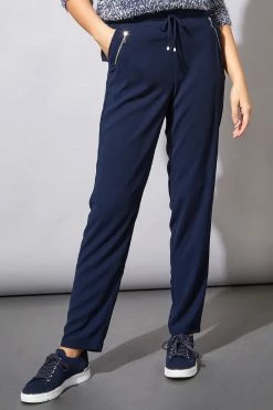 Roman Blue 31” Tie Front Jogger