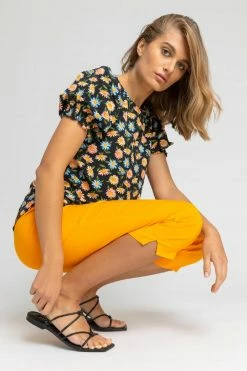 Roman Orange Cropped Stretch Trouser 9 Roman Orange Cropped Stretch Trouser -Roman Sales Shop unnamed file 10666