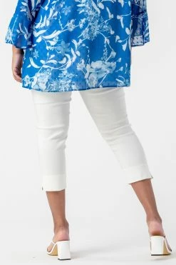 Roman Cream Curve Cropped Stretch Trouser -Roman Sales Shop unnamed file 10682