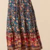 Roman Navy Floral Border Print Maxi Skirt 1 Roman Navy Floral Border Print Maxi Skirt -Roman Sales Shop unnamed file 10734