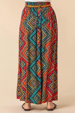 Roman Multi Aztec Print Maxi Skirt 8 Roman Multi Aztec Print Maxi Skirt -Roman Sales Shop unnamed file 10749