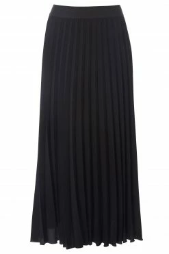 Roman Black Pleated Maxi Skirt -Roman Sales Shop unnamed file 10756