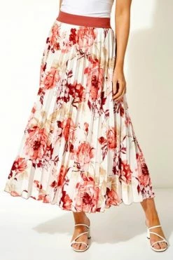 Roman Black Pleated Maxi Skirt -Roman Sales Shop unnamed file 10760