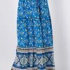 Roman Blue Tiered Floral Print Maxi Skirt -Roman Sales Shop unnamed file 10762